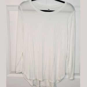 Old Navy White Luxe Top